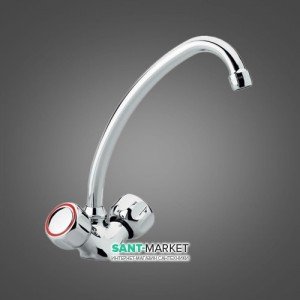 Смеситель для кухни Emmevi Sole двухвентильный ретростиль CR15217