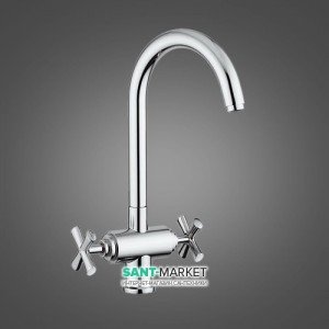 Змішувач для кухні Emmevi Spirit двухвентильний ретростиль CR31007 гір