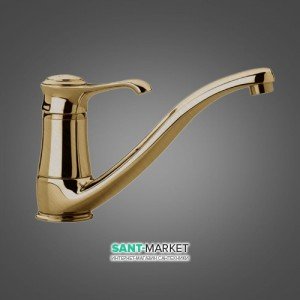 Змішувач для кухні Emmevi Tiffany одоричажний ретростиль бронза BR6095