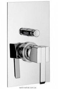 Змішувач прихований (вбудований) EMMEVI колекція Sicily хром CR38019