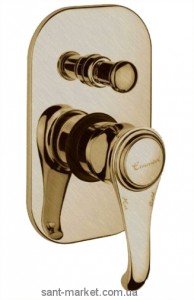 Змішувач прихований (вбудований) EMMEVI колекція Tiffany бронза BR6019