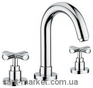 Змішувач для раковини двухвентильний з донним клапаном EMMEVI колекція Spirit New хром CR31033