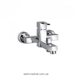 Змішувач одинважільний для ванни з коротким виливом EMMEVI колекція Sicily хром CR38001