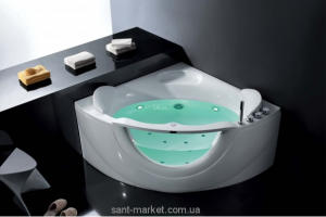 Ванна гідромасажна акрилова кутова Volle акрилова 150х150х63 12-88-103