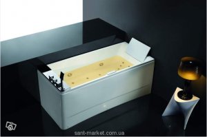 Ванна гидромассажная акриловая угловая Volle 170х75х63 12-88-102/L
