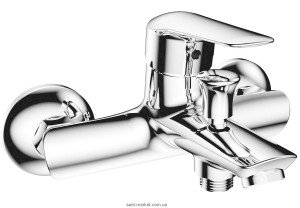 Смеситель однорычажный для ванны с коротким изливом Volle коллекция Nemo хром 15142100