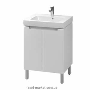 Тумба с раковиной Kolo Modo напольная 59х48х55 белый глянец L39002000