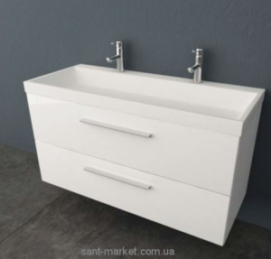 Тумба с раковиной Kolpa-San Jolie подвесная 120.6х66х50 белая OUJ 120