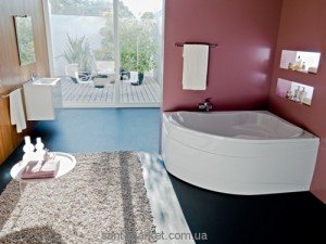 Ванна акриловая угловая Kolpa-san коллекция Lulu 170х110х53