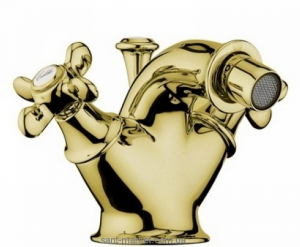 Webert Ottocento Смеситель для биде  золото OT710101.010