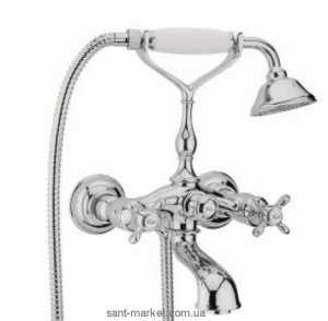 Смеситель двухвентильный с душем Webert коллекция Ottocento хром OT720201.015