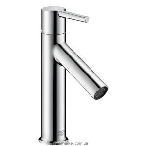 Смеситель для раковины однорычажный с донным клапаном Hansgrohe коллекция Axor Starck хром 10007000