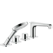 Смеситель с термостатом на борт ванны с душем Hansgrohe коллекция Axor Citterio E хром 36410000