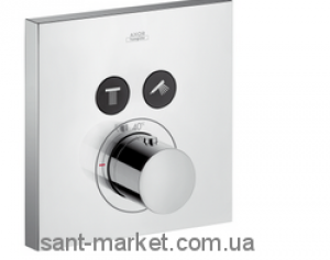Змішувач для душа вбудований із термостатом Hansgrohe колекція Axor Shower Select хром 36715000