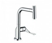 Змішувач для кухні з висувною лійкою Hansgrohe Axor Citterio хром 39861000
