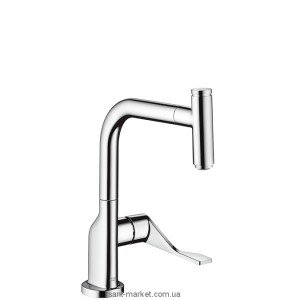 Змішувач для кухні з висувною лійкою Hansgrohe Axor Citterio змішувач сталь 39861800