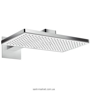 Верхній душ з тропічним душем Hansgrohe колекція Rainmaker Select хром / білий 24013400