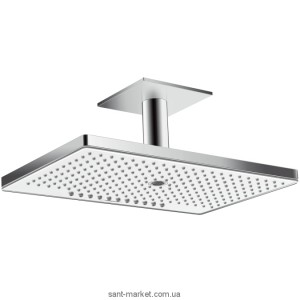 Верхній душ з тропічним душем Hansgrohe колекція Rainmaker Select хром / білий 24016400