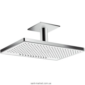 Верхний душ с тропическим душем Hansgrohe коллекция Rainmaker Select хром/белый 24014400