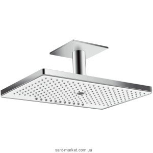 Верхний душ с тропическим душем Hansgrohe коллекция Rainmaker Select хром/белый 24016400