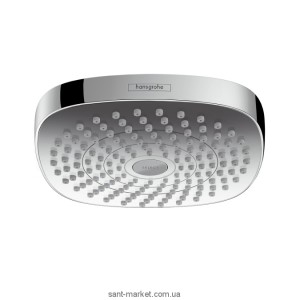 Лейка для верхнього душа з тропічним душем Hansgrohe колекція Croma Select E хром 26524000