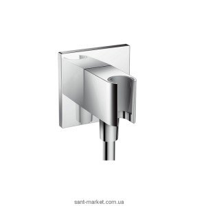 Шланговое подсоединение Hansgrohe Fixfit Porter Square с держателем 26486000