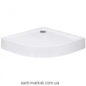 Душовий піддон акриловий чверть кола Huppe Xerano 80х80х15 білий 840202.055