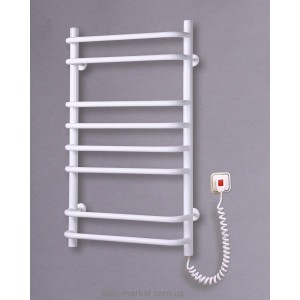 Електричний полотенцесушитель Elna 500х830х130 драбинка Стандарт-8 (білий)