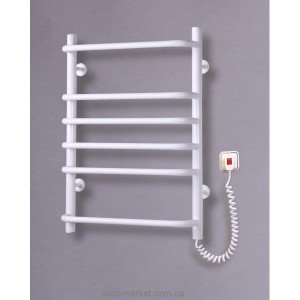 Электрический полотенцесушитель Elna 500х680х130 лесенка Стандарт-6 (белый)