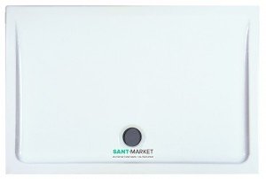 Душовий піддон керамічний прямоугльний Laufen Merano 110x75х6.5 білий H8549520000003