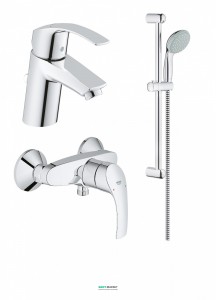 Grohe Набір змішувачів для душу Eurosmart 123244S
