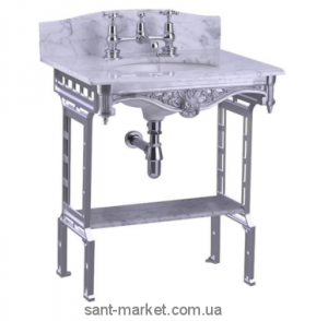 Тумба з раковиною Burlington Georgian підлоги 65х57.5х80.5 мармур G1 1TH + T38 ALU + G11