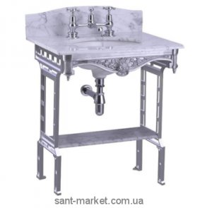Тумба с раковиной Burlington Georgian напольная 65х57.5х80.5 мрамор G1 1TH + T38 ALU + G11