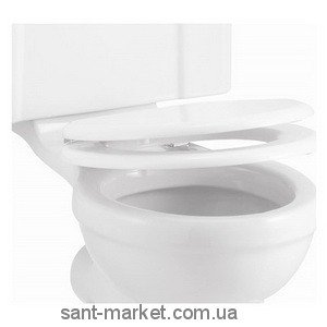 Burlington Сидіння на унітаз з soft close і хромовими петлями S18