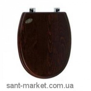 Simas Сидіння для унітазу Arcade хромові шарніри AR 008