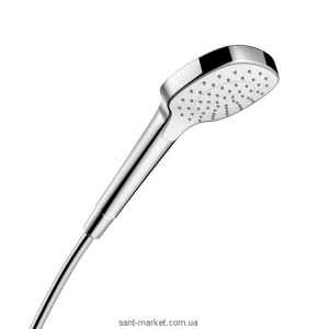 Душевая лейка Hansgrohe коллекция Croma Select E EcoSmart хром/белый 26815400
