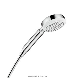 Душова лійка Hansgrohe колекція Crometta 100 хром / білий 26825400
