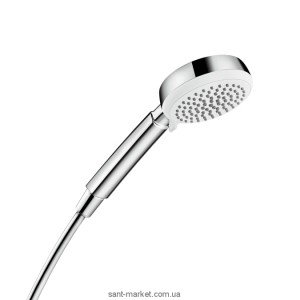 Душова лійка Hansgrohe колекція Crometta 100 Vario EcoSmart хром / білий 26827400