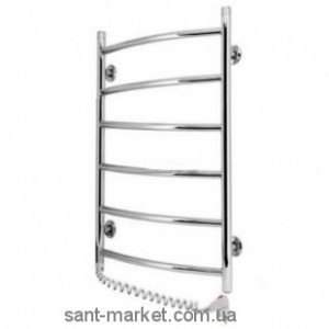 Електричний полотенцесушитель Laris Мікс П6 Е 480x600Х104 драбинка хром 73207060