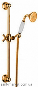 Душовий гарнітур зі штангою Bugnatese бронза RICBR19257