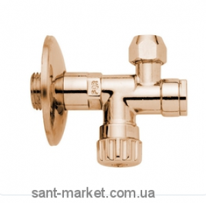 Bugnatese Кран запорный с фильтром для умывальника бронза RICBR19250