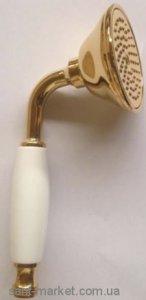 Душевая лейка с керамической ручкой Bugnatese бронза RICBR19151 ceramic