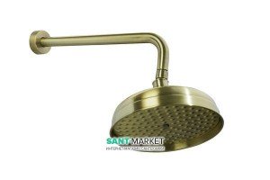  Верхний душ с тропическим душем Bugnatese бронза BR4201