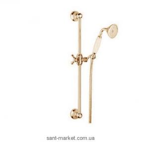 Душовий гарнітур зі штангою Bugnatese золото RICDO19257