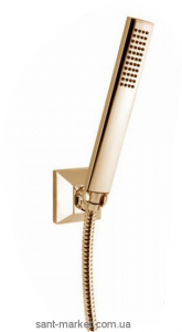 Душовий гарнітур з настінним тримачем Bugnatese золото RICDO19711