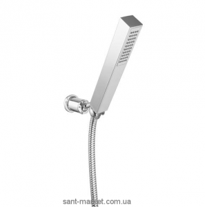 Душевой гарнитур с настенным держателем Bugnatese хром RICCR19708