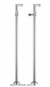 Bugnatese Колонны для смесителя на ванну с держателем для душа хром RICCR19641