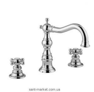 Смеситель для раковины двухвентильный Bugnatese коллекция Arcadia хром ARCCR8312