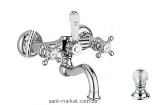 Змішувач двохвентильний зі Сваровські Bugnatese колекція Arcadia золото ARСDO8301G