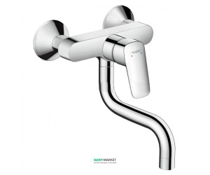 Настенный смеситель для кухни Hansgrohe коллекция Logis однорычажный 71836000